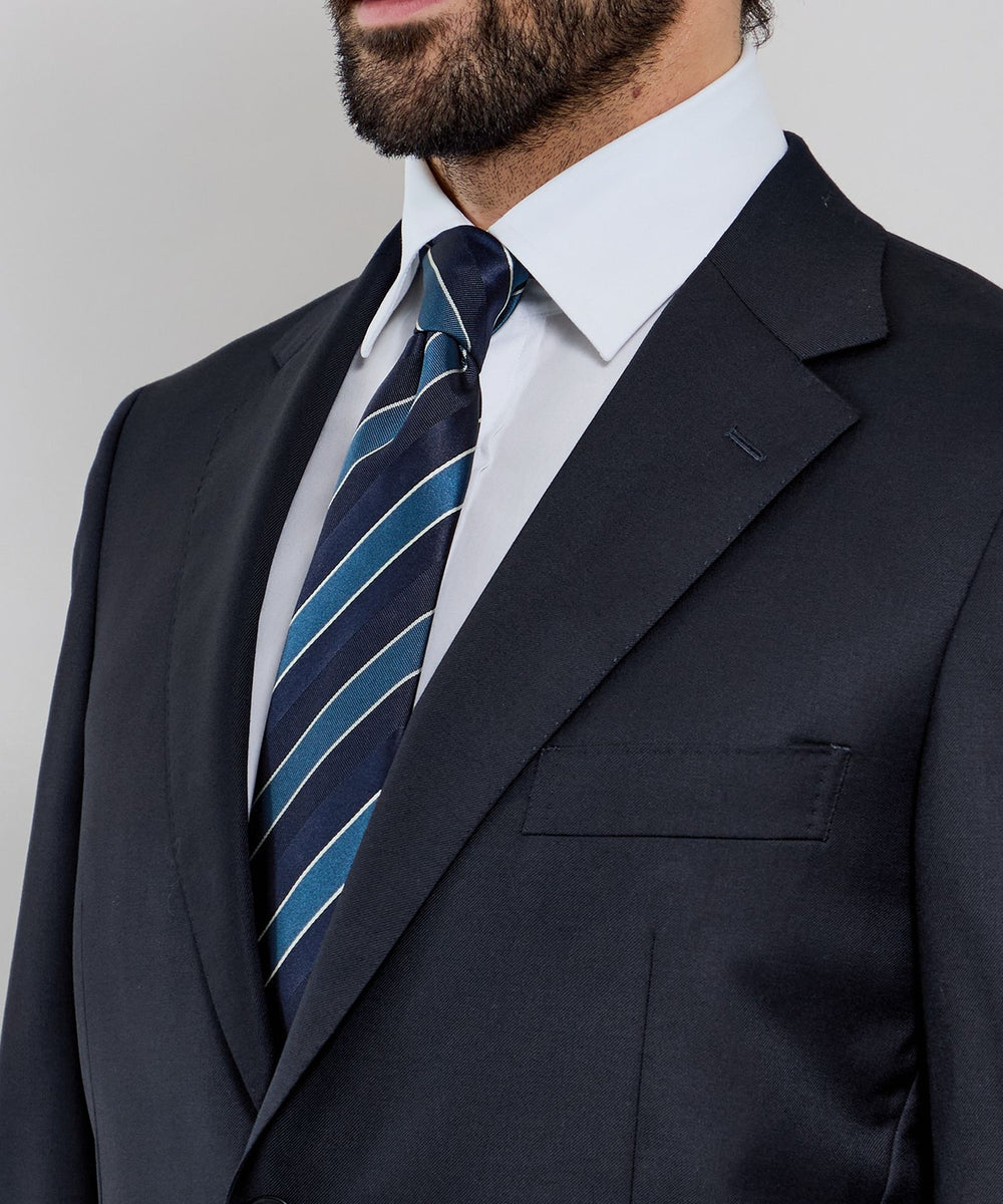 マッキントッシュロンドン OX BRIDGE スーツ セットアップ M 紺色 OX BRIDGE】【WORSTED 7 CLOTH】オリジナルトップツイルスーツ(スーツ