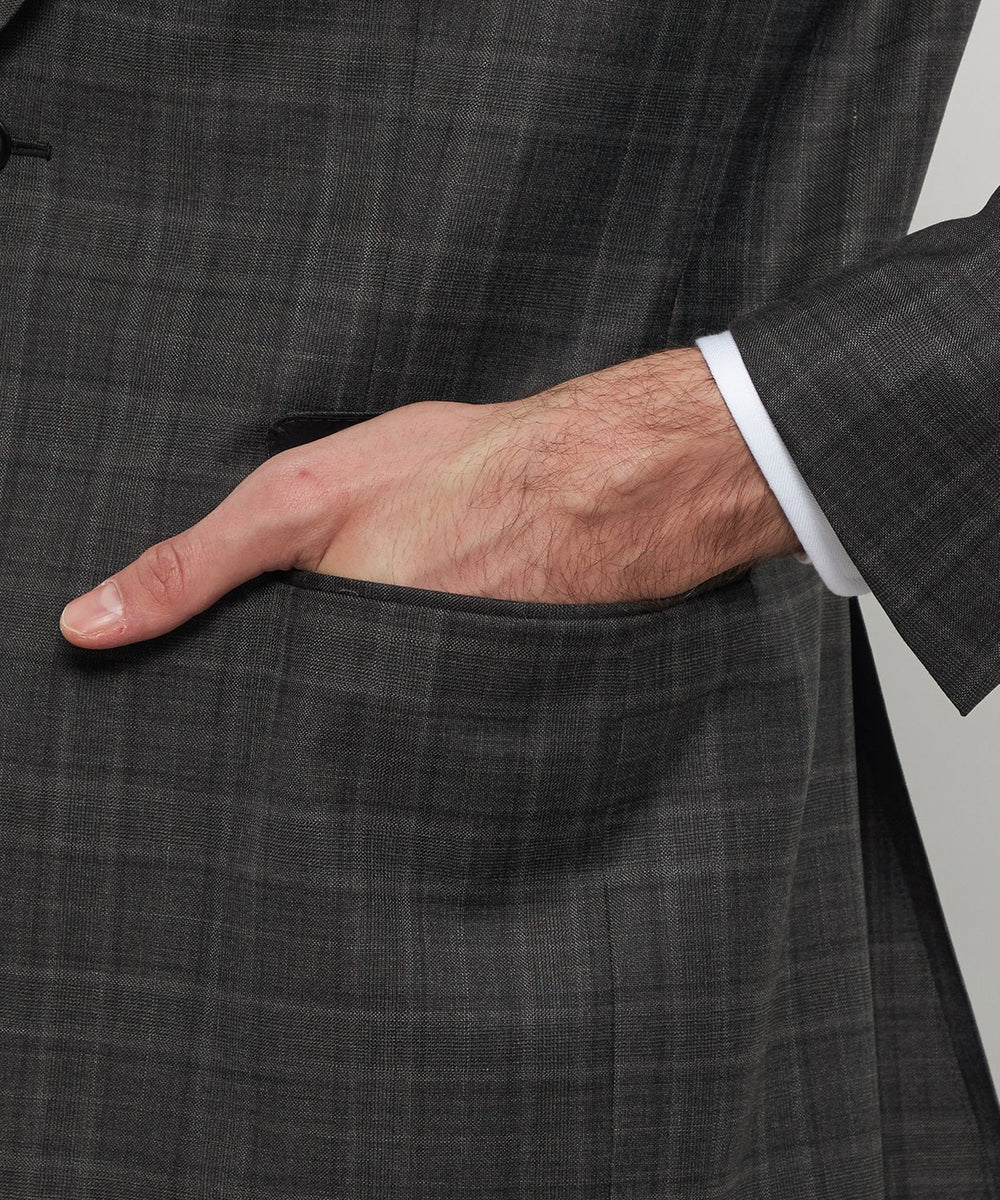 OX BRIDGE】【DORMEUIL/ドーメル】コンビネーションチェックスーツ