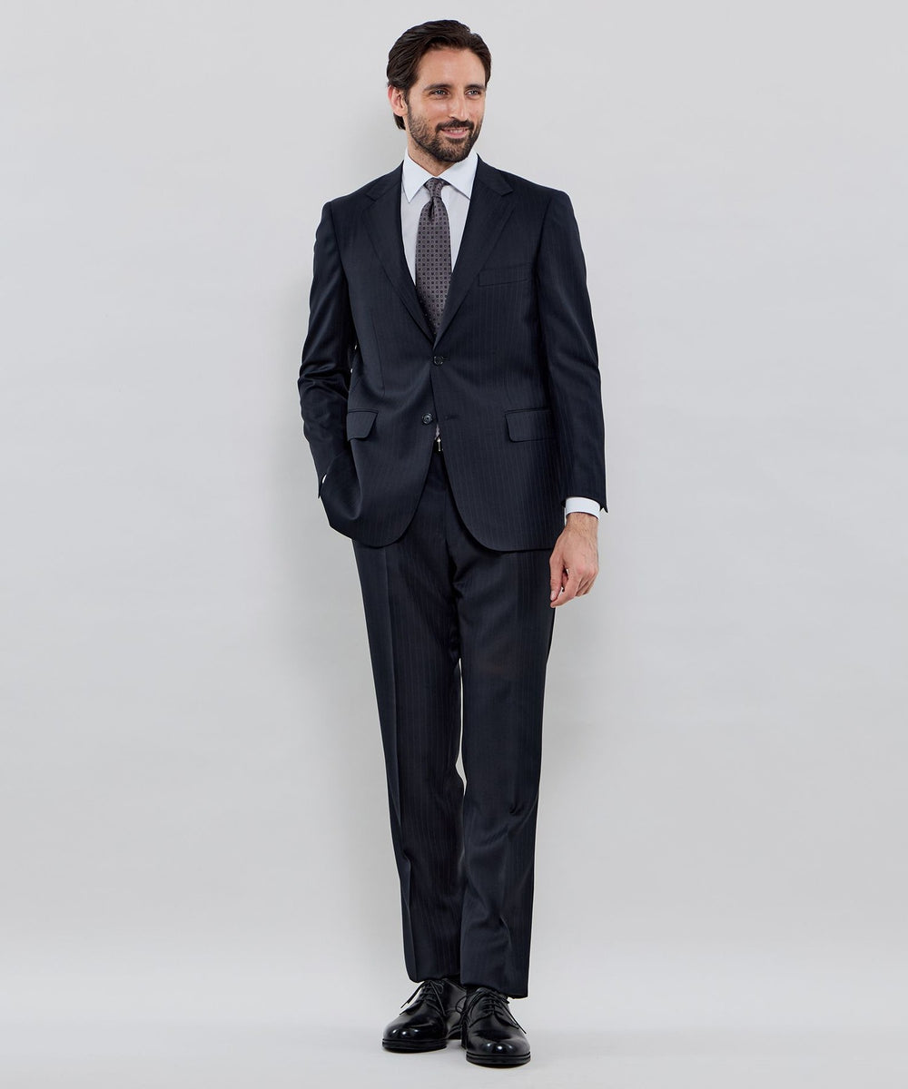 OX BRIDGE】【DORMEUIL/ドーメル】シャドーストライプスーツ