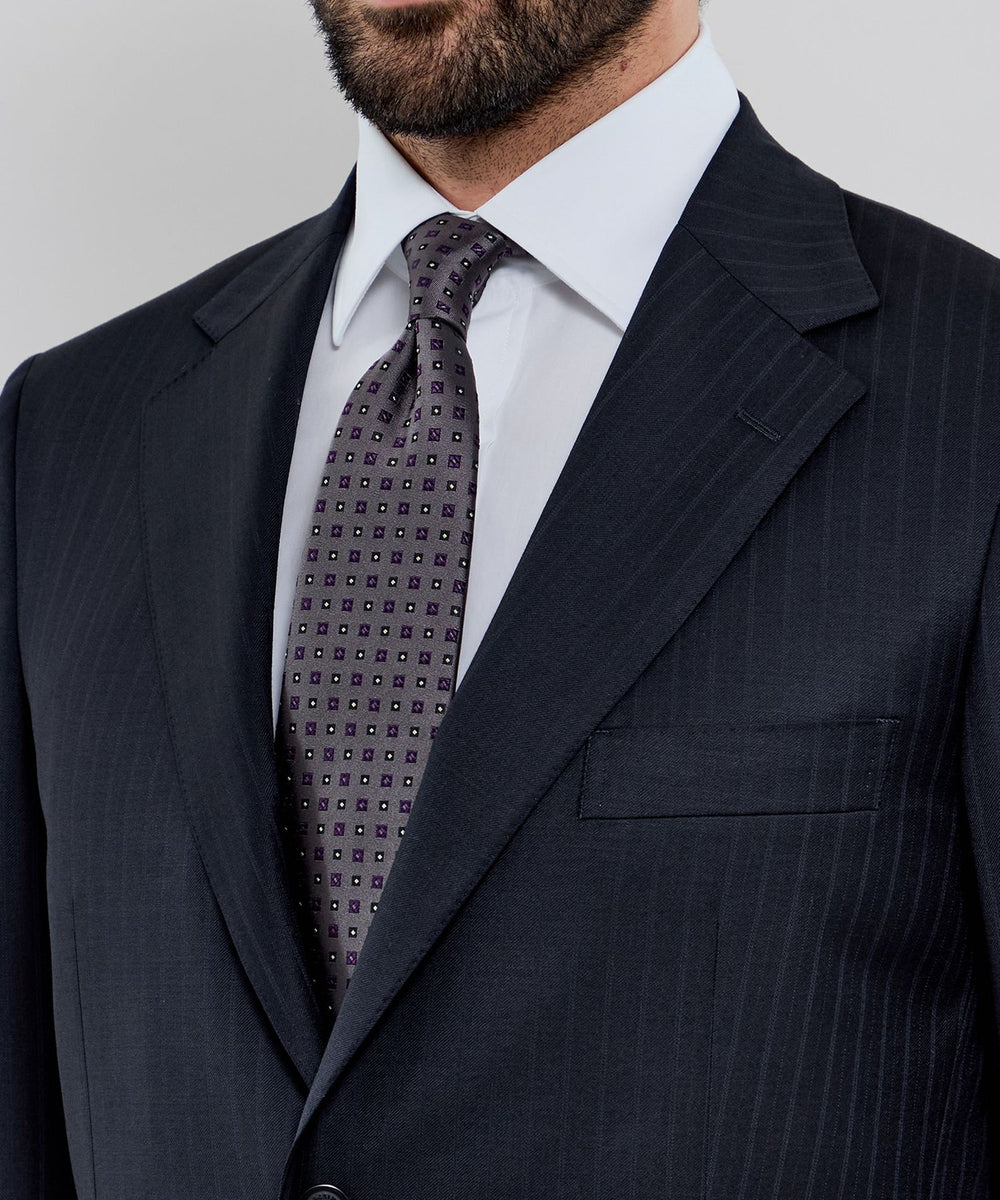 OX BRIDGE】【DORMEUIL/ドーメル】シャドーストライプスーツ(スーツ