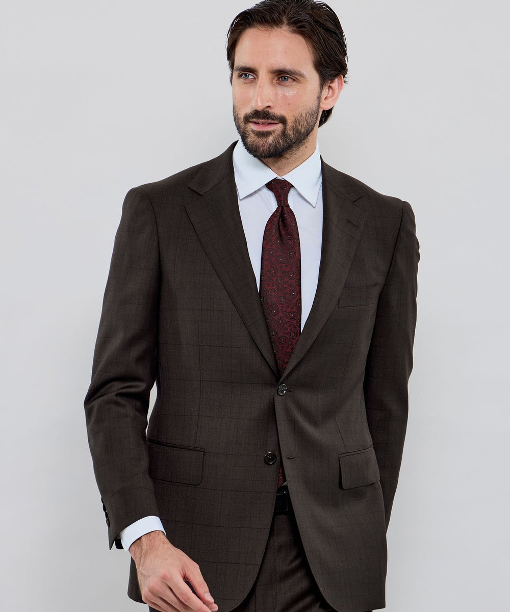 OX BRIDGE】【DORMEUIL/ドーメル】コンビネーションチェックスーツ