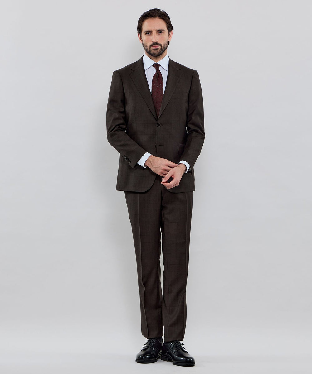OX BRIDGE】【DORMEUIL/ドーメル】コンビネーションチェックスーツ