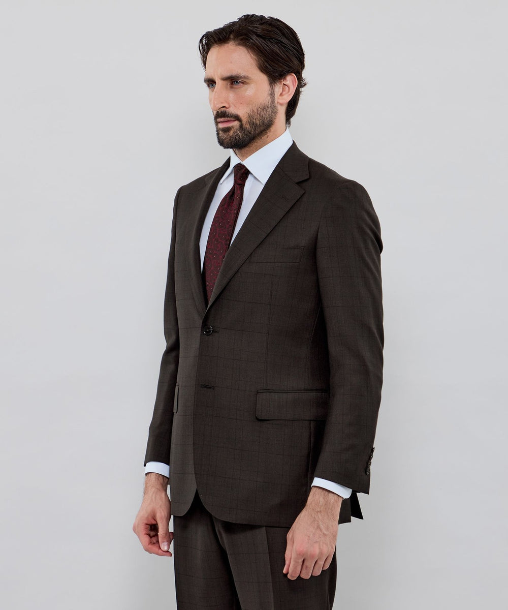 美品 スーツ DORMEUIL ドーメル メンズ OX BRIDGE】【DORMEUIL/ドーメル】コンビネーションチェック