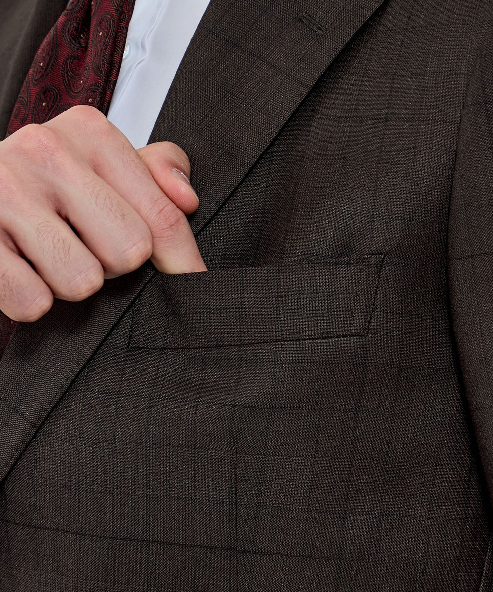 OX BRIDGE】【DORMEUIL/ドーメル】コンビネーションチェックスーツ