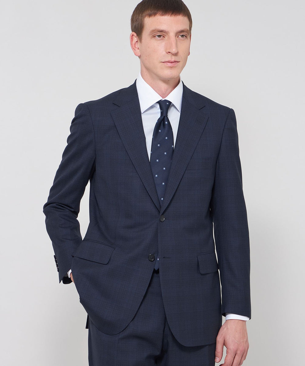 OX BRIDGE】【ZEGNA/ゼニア】メランジチェックスーツ(スーツ