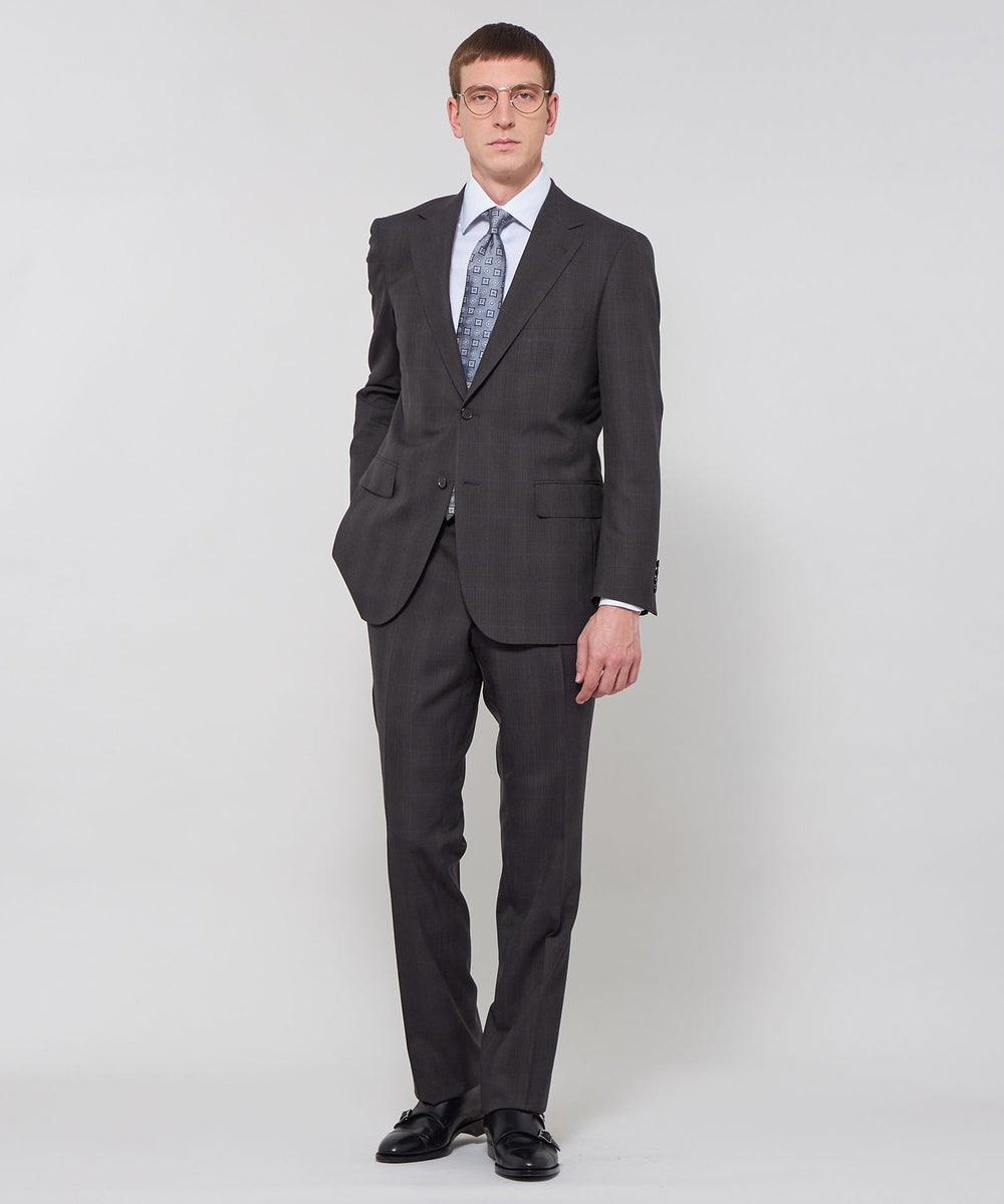 OX BRIDGE】【ZEGNA/ゼニア】コンビネーションチェックスーツ(スーツ