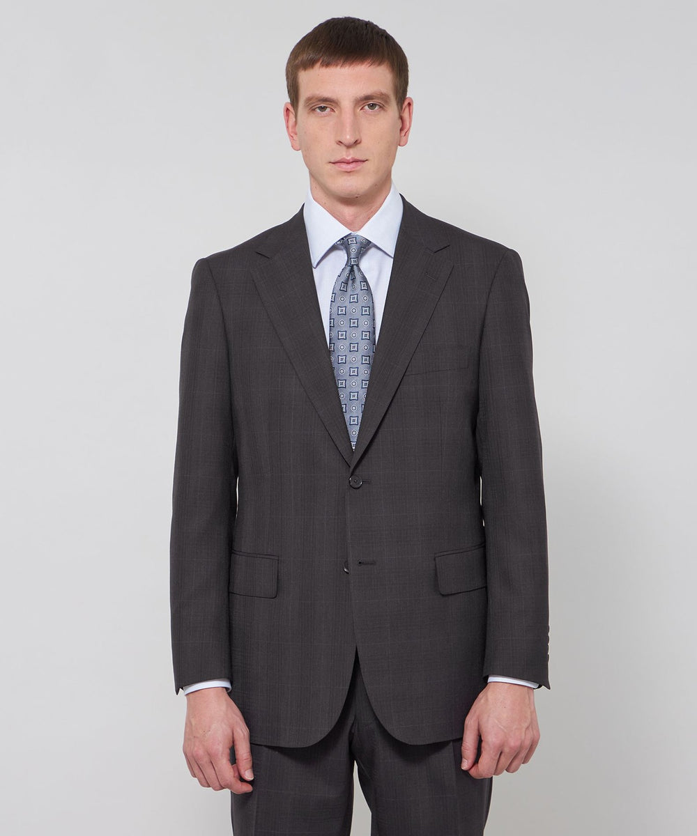 OX BRIDGE】【ZEGNA/ゼニア】コンビネーションチェックスーツ(スーツ