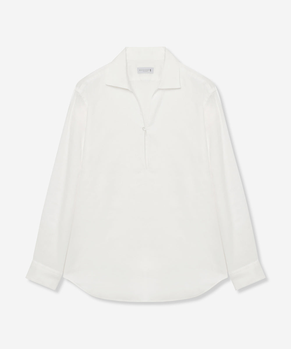 マッキントッシュ 24SS Aラインコットンシャツ 8 ホワイト 楽天市場】マッキントッシュ Mackintosh（シャツ・ブラウス｜トップス
