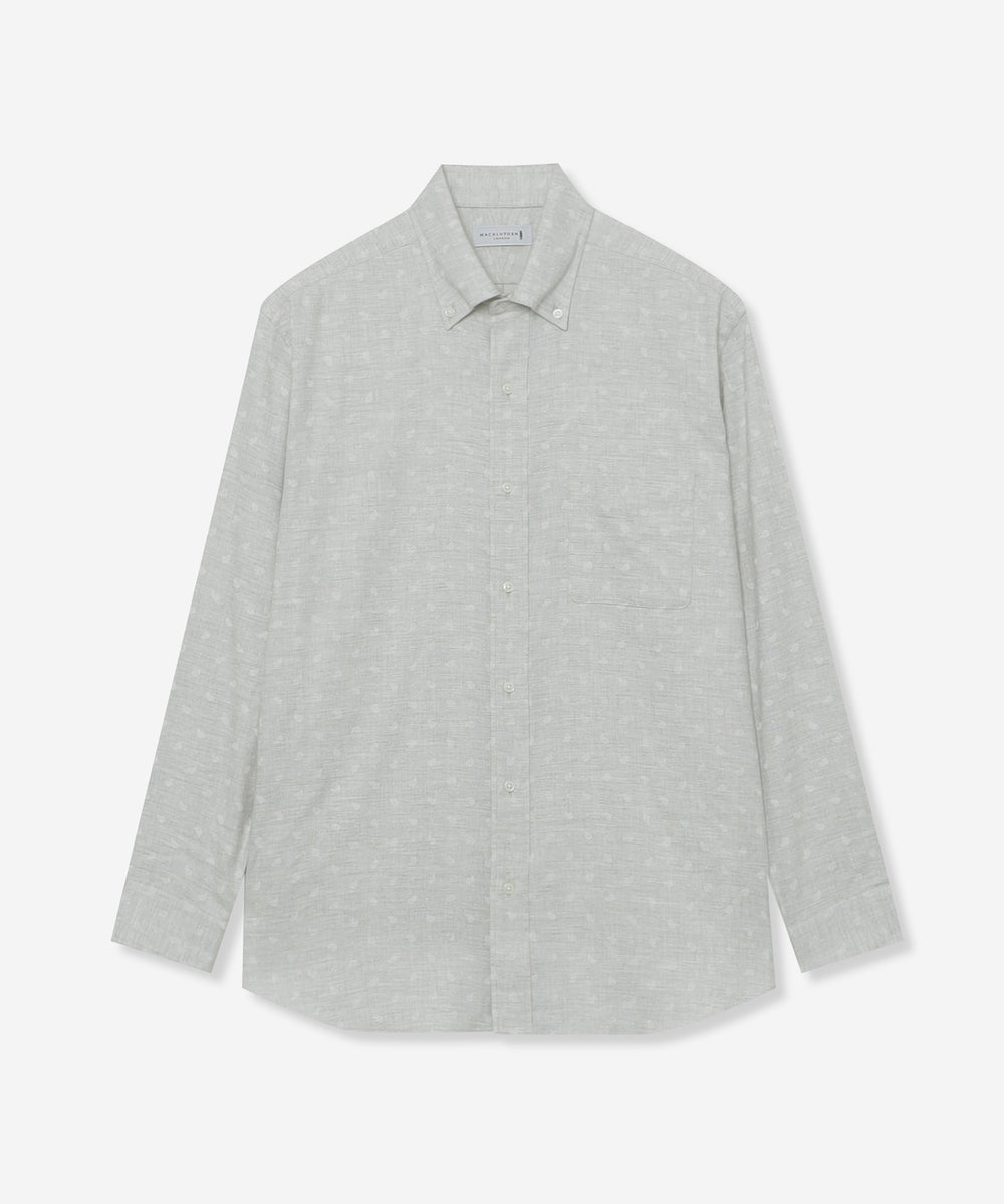 ペイズリージャカードボタンダウンシャツ(トップス)｜MACKINTOSH