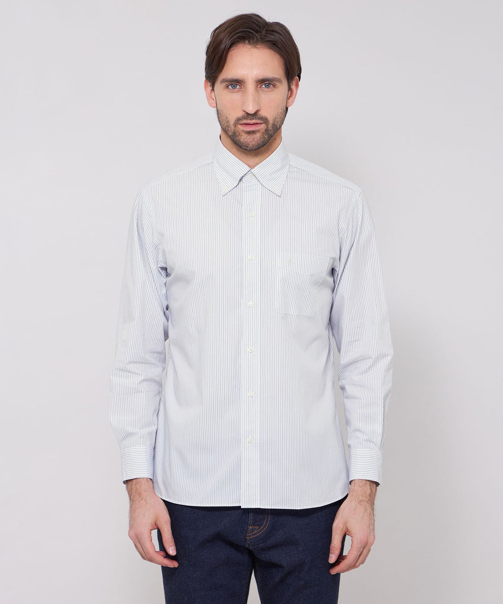 WEB・一部店舗限定】高密度ボタンダウンブロードシャツ(トップス