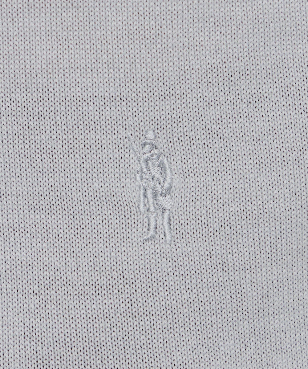 ウールプラックスホールガーメントモックネックニット(トップス