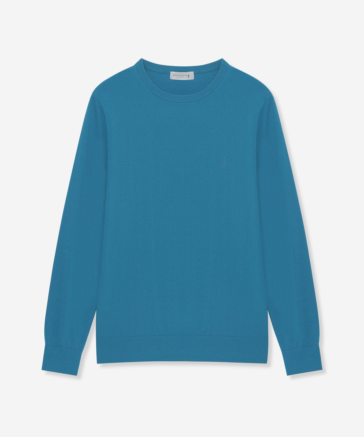 16ゲージハイツイストコットンクルーネックニット(トップス