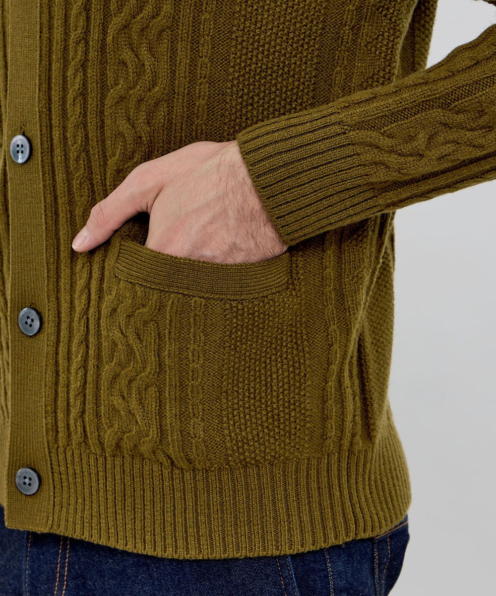 マッキントッシュ ロンドン ウールショールカラーカーディガン アランニット アランニットカーディガン(トップス)｜MACKINTOSH LONDON