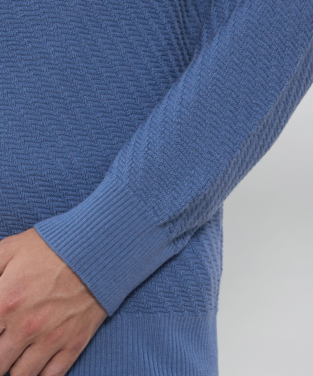 WEB・一部店舗限定】ハイゲージケーブルフルジップアップニット