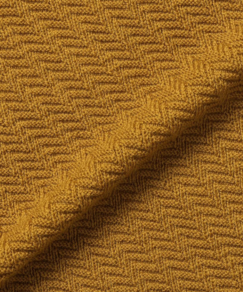 WEB・一部店舗限定】ハイゲージケーブルフルジップアップニット