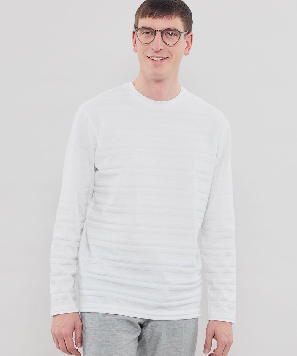 リンクスボーダーロングスリーブTシャツ(トップス)｜MACKINTOSH LONDON