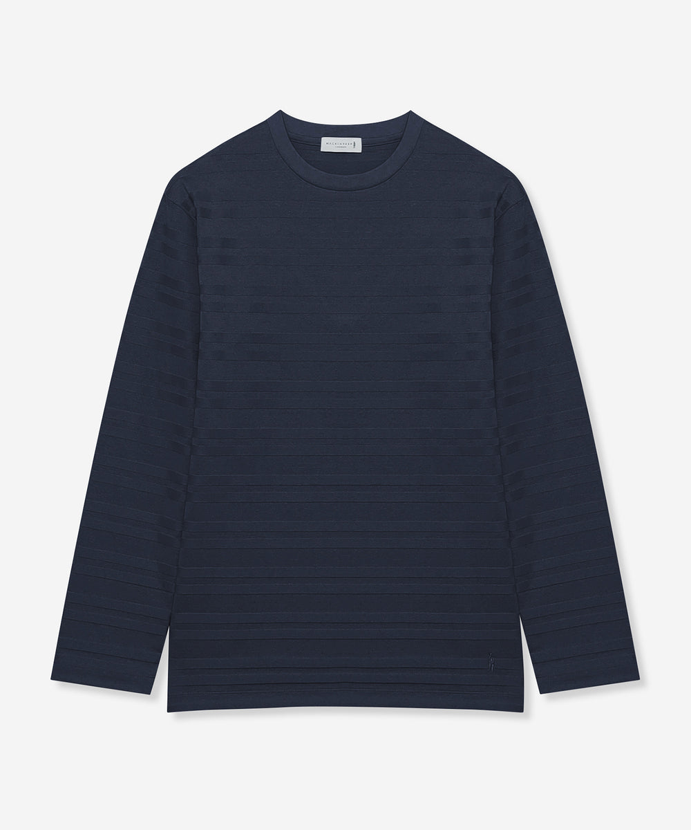 新品 マッキントッシュ タグ付き ボーダー Tシャツ ロンT 長袖 セール】 クルーネックロングスリーブボーダーTシャツ （カットソー