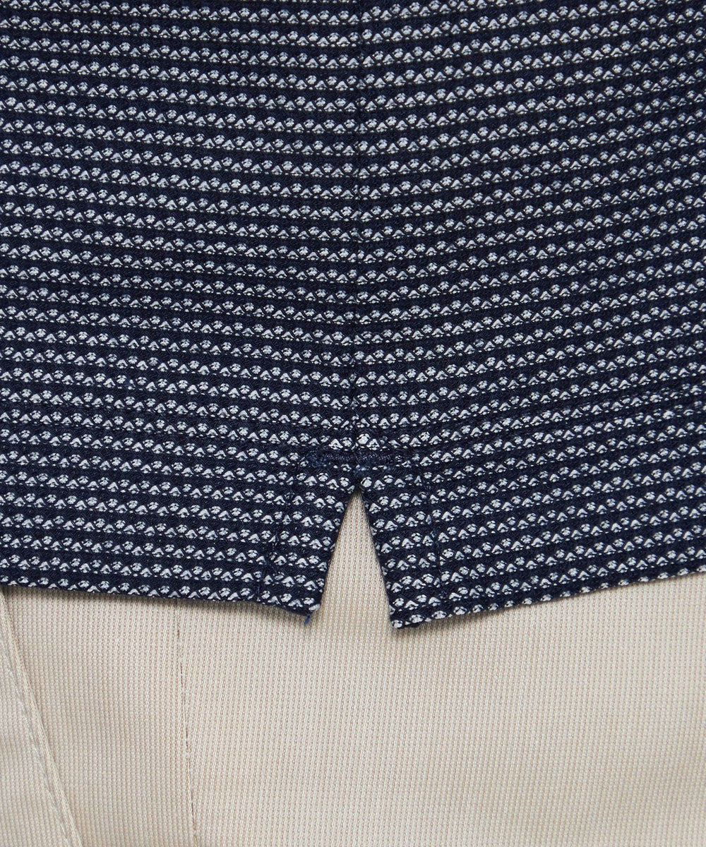 WEB・一部店舗限定】ハニカムマイクロボーダーポロシャツ