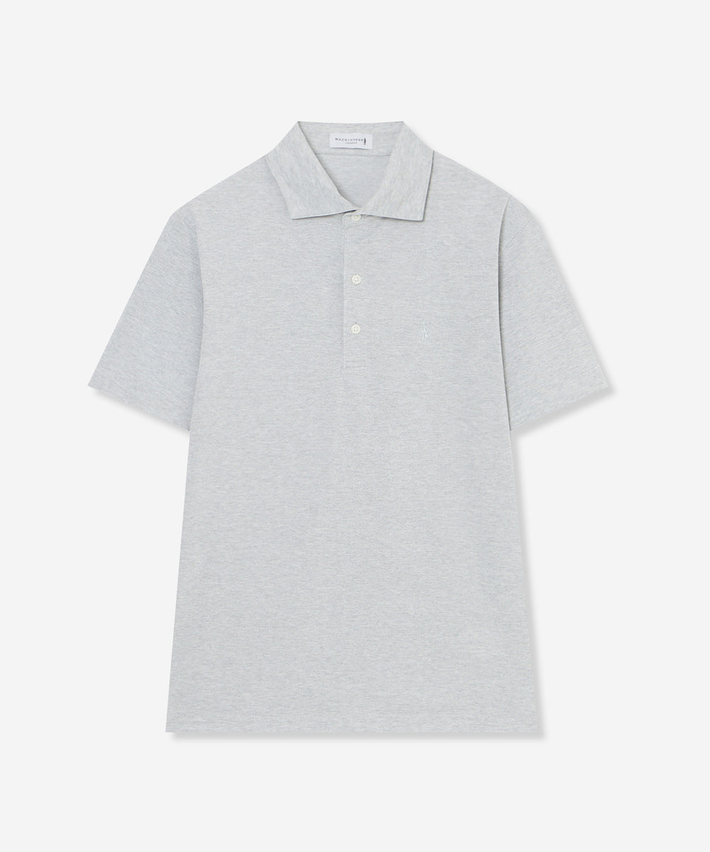 MARK & LONA ハイネックポロシャツ ホワイト MARK & LONA ハイネックポロシャツ ホワイト MARK & LONA