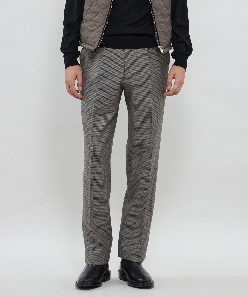 Adjustable Fit】ガンクラブフランネル 1プリーツスラックス(パンツ