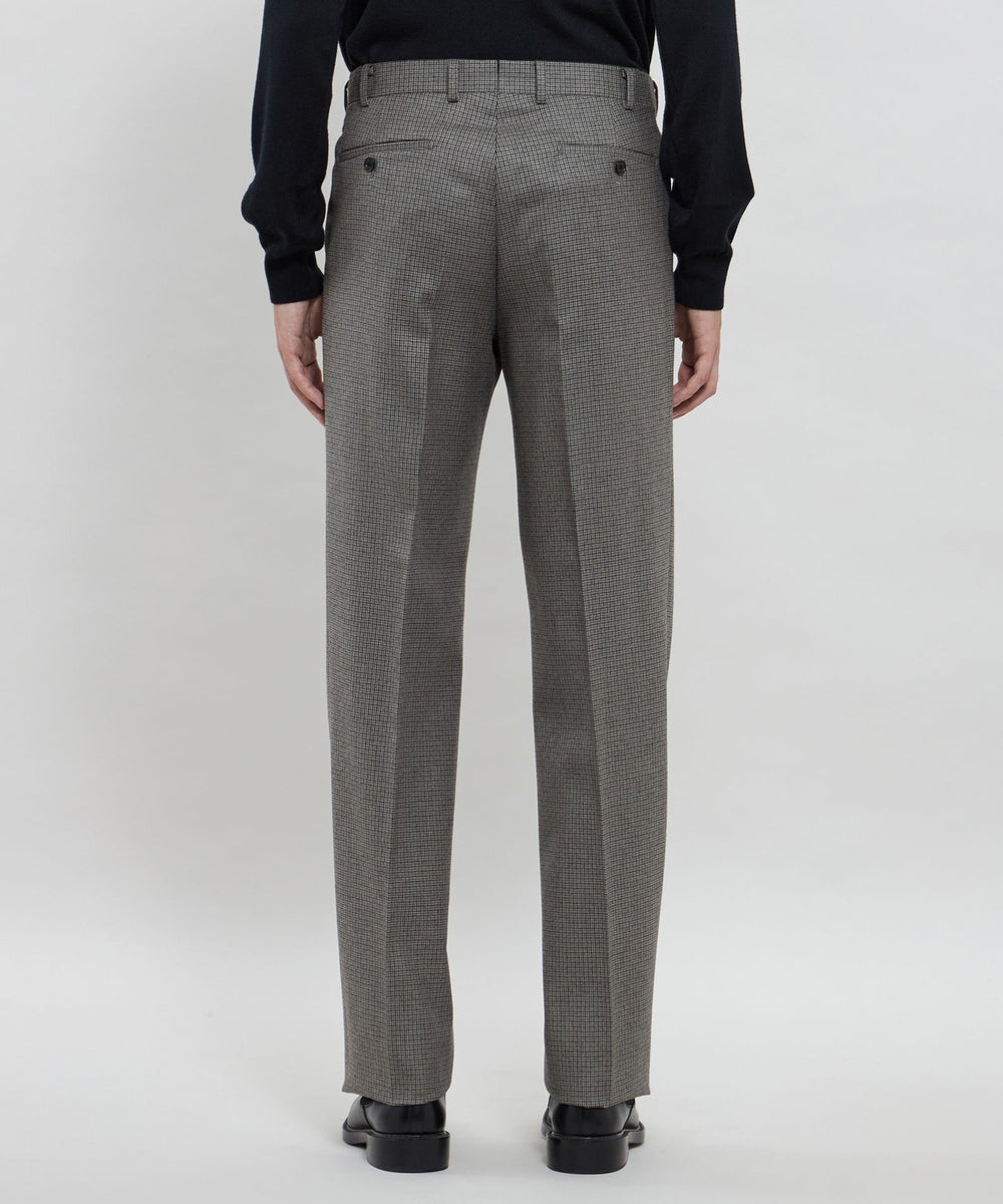 Adjustable Fit】ガンクラブフランネル 1プリーツスラックス(パンツ