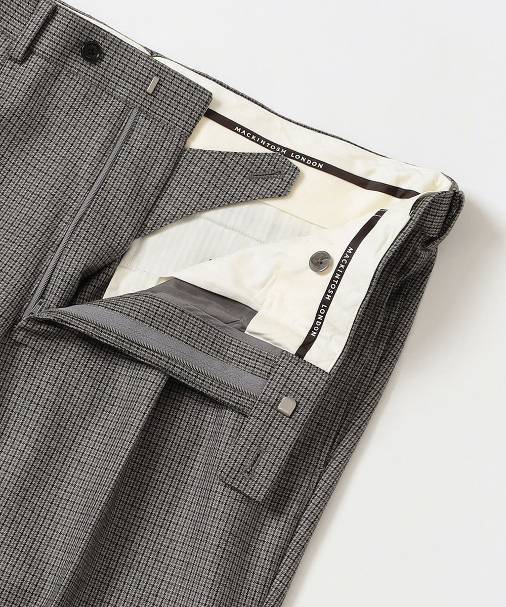 Adjustable Fit】ガンクラブフランネル 1プリーツスラックス(パンツ