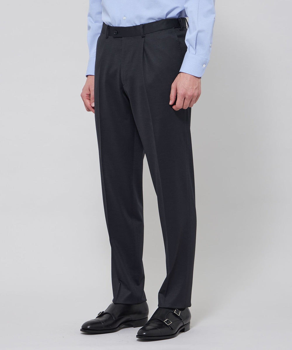 未使用級 MACKINTOSH FLEX JERSEY セットアップ L カーキ FLEX JERSEY】ハイゲージジャカードセットアップパンツ(パンツ