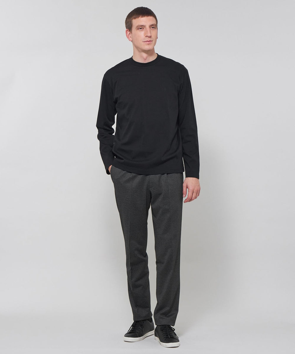 raiSLDO. PANTS　モックネック FLEX JERSEY】ハイゲージジャカードハウンドトゥースセットアップ