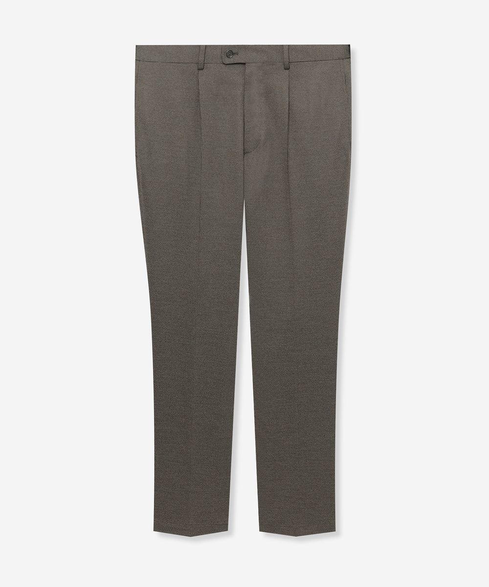 FLEX JERSEY】ハイゲージジャカードハウンドトゥースセットアップ