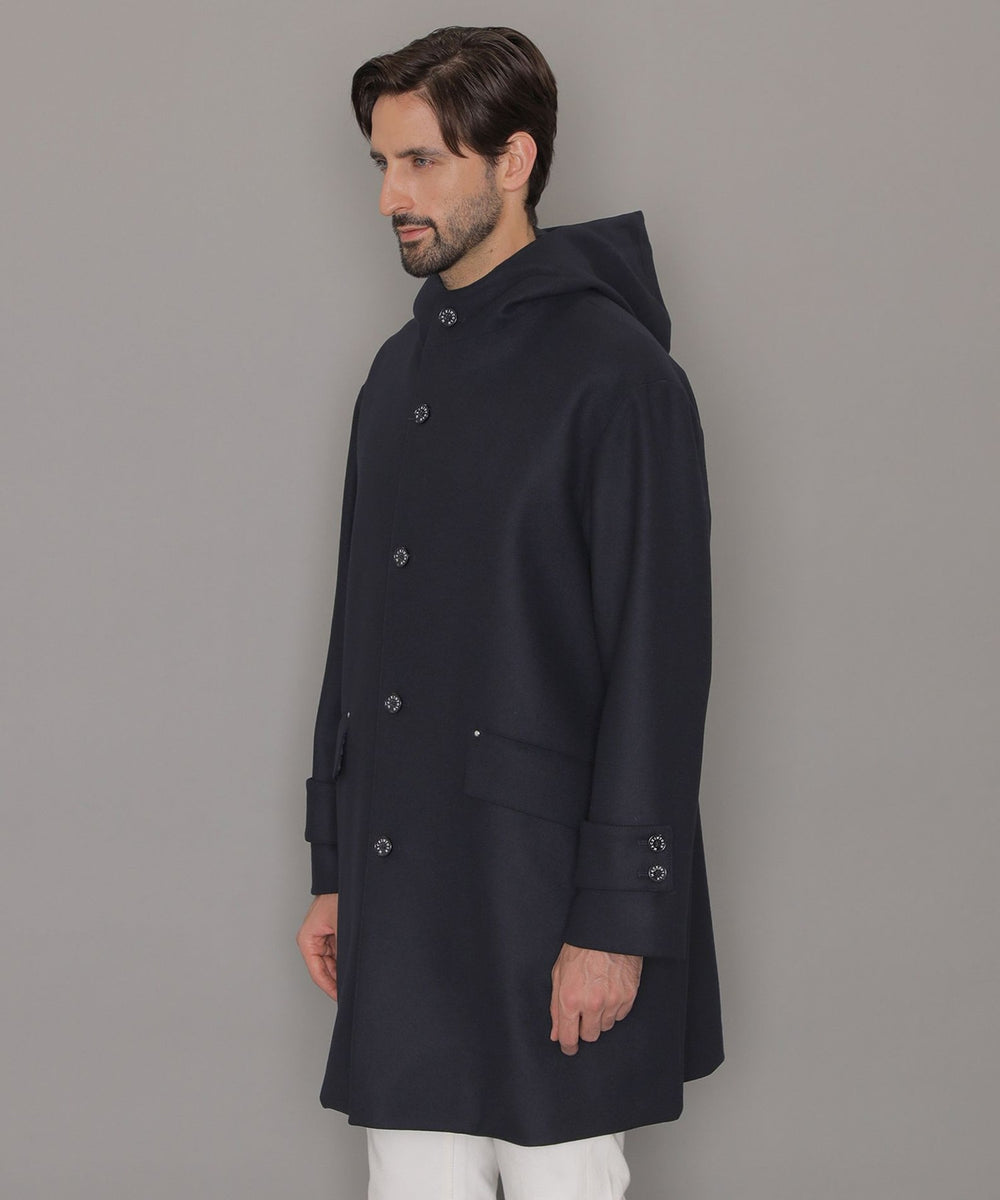 【MACKINTOSH LONDON】 【MACKINTOSH】【HUMBIE Hood SL/ハンビーフードスリム】ウールメルトンショートフーデットコート