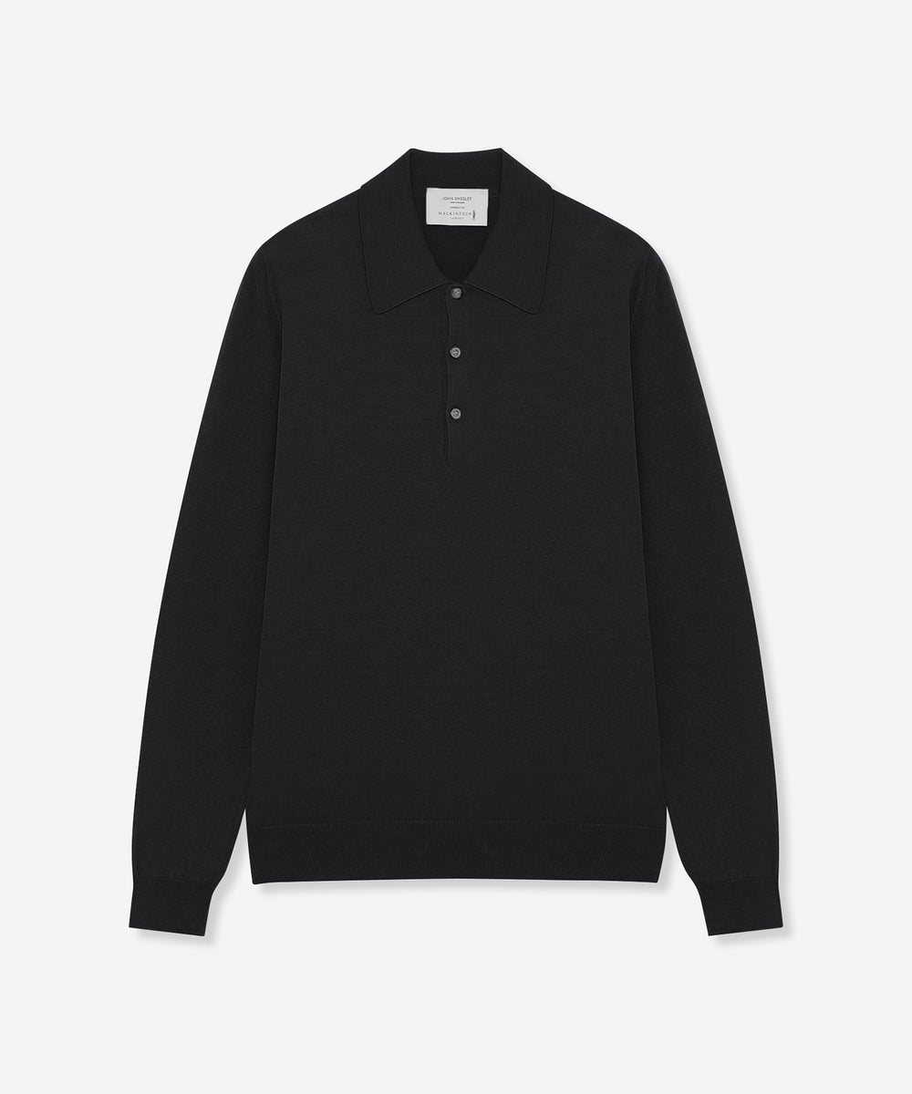 JOHN SMEDLEY】シーアイランドコットン24ゲージニットポロ(トップス