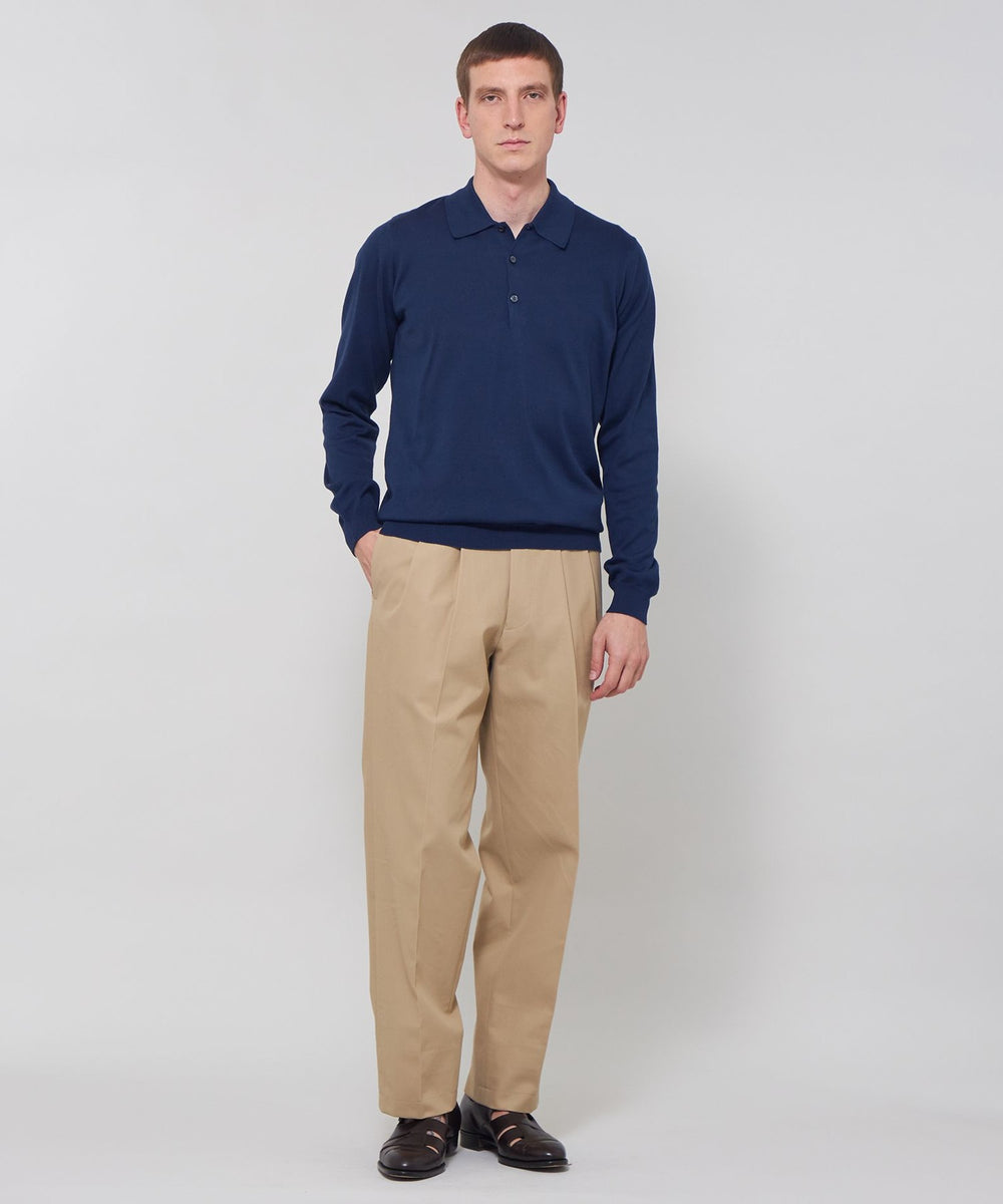 JOHN SMEDLEY】シーアイランドコットン24ゲージニットポロ(トップス