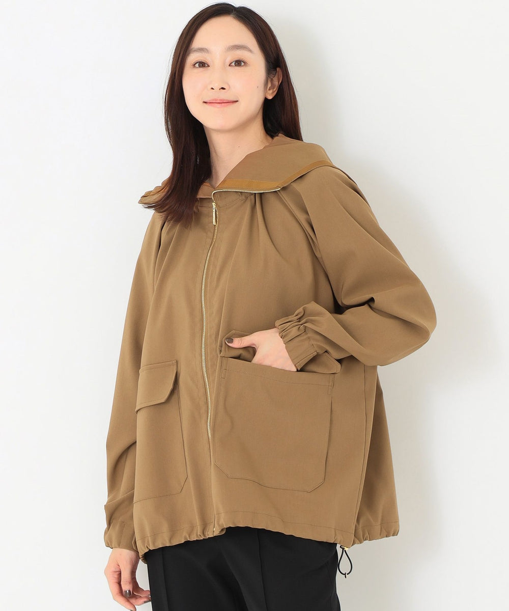 ドレッサージュアンサンブル120cm アンブレラコート＞ストレッチツイル ショートブルゾン(コート