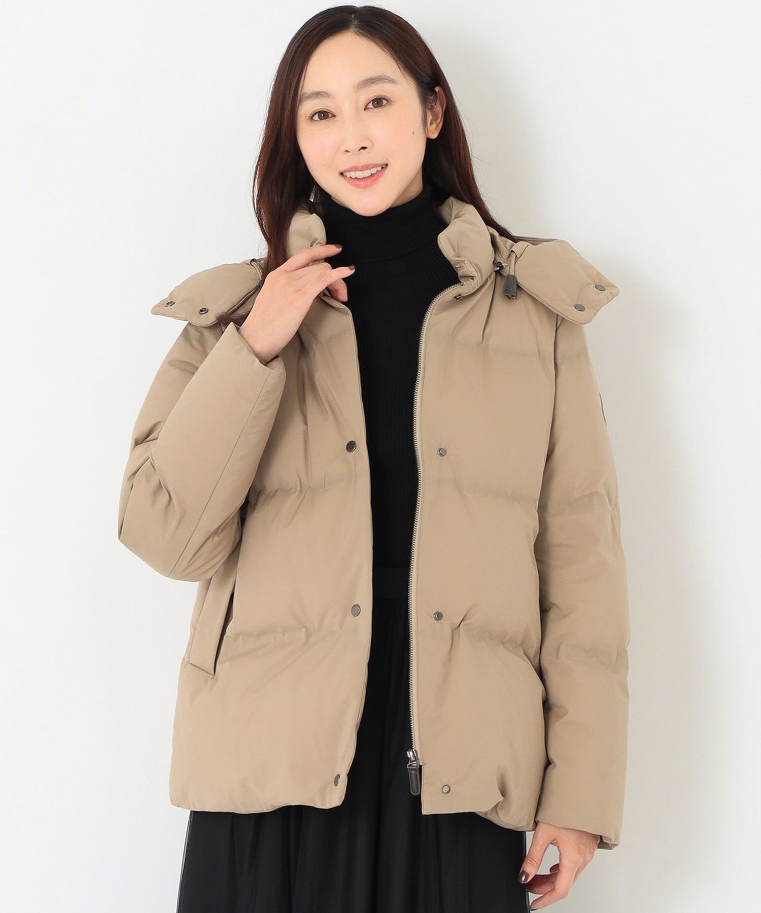 2111-T1A5760445__,45,モデル身長163cm 着用サイズ：38