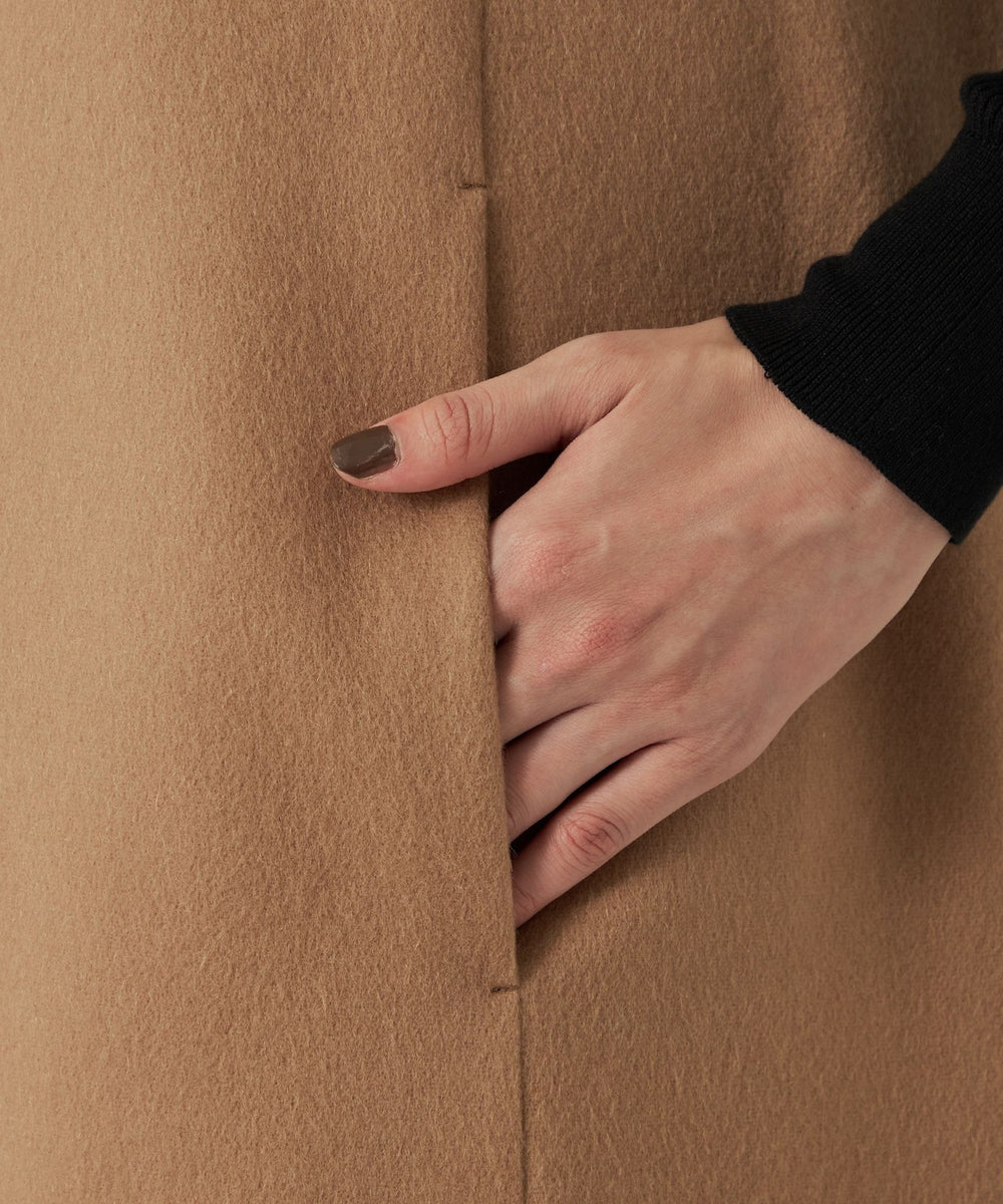 00s　Y2K　ネオヒッピー　トレンチコート　レザーコート　キャメルブラウン 暖冬に向けた新商品『100年コート ショートトレンチモデル』 9月