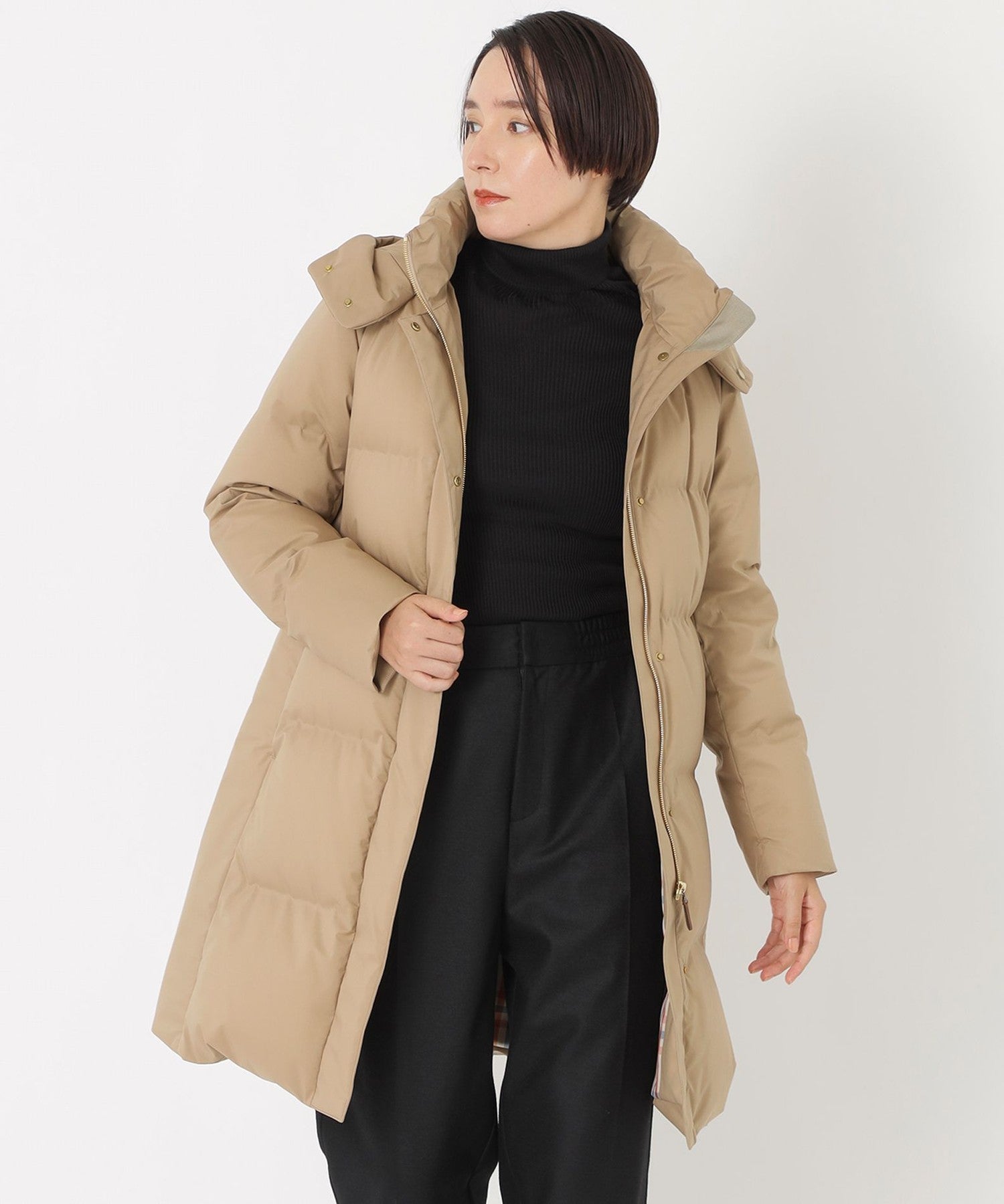 予約販売】＜青森ダウン＞ロングレングスダウンコート(コート