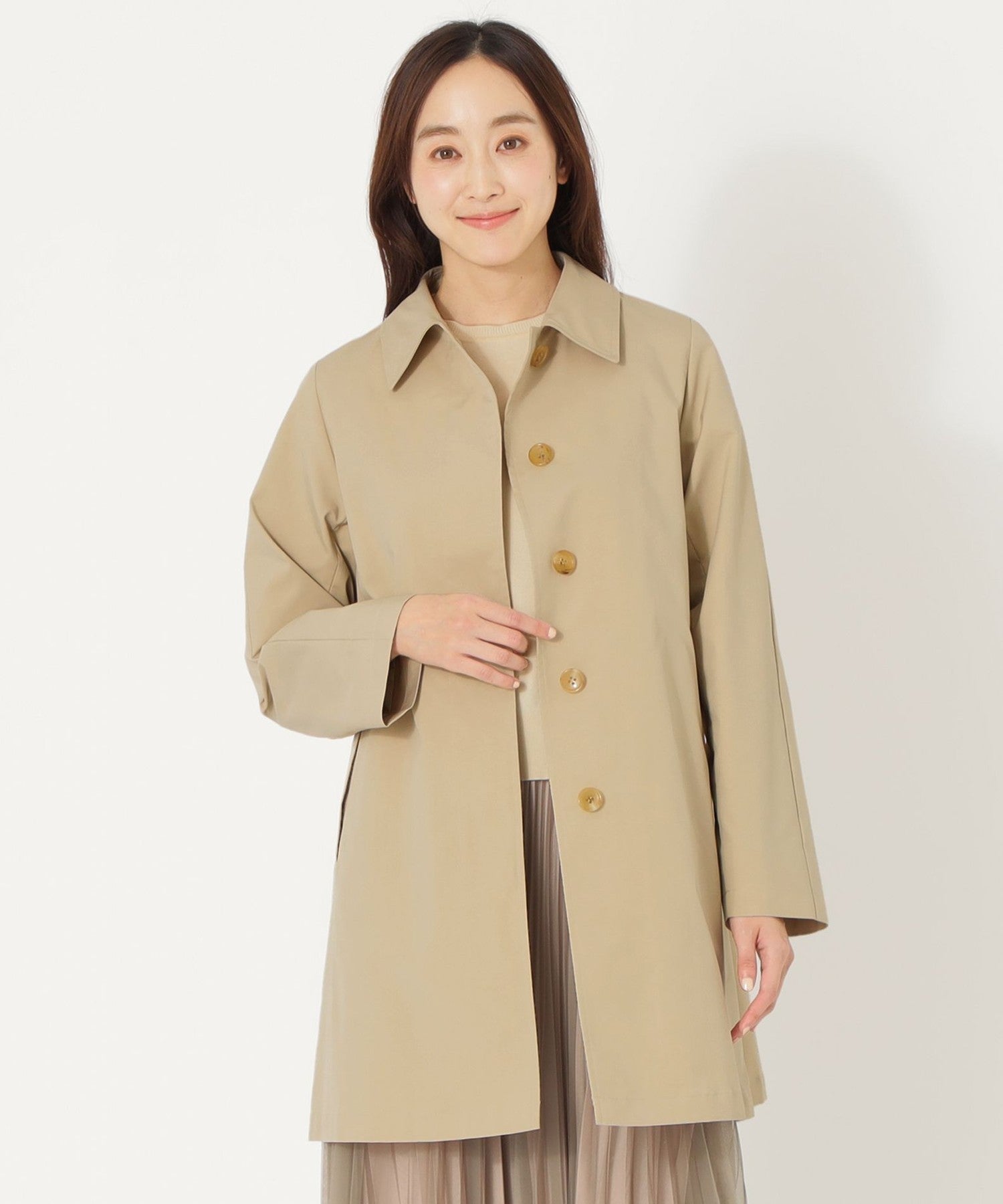 2111-T1A9750245__,45,モデル身長163cm 着用サイズ：38