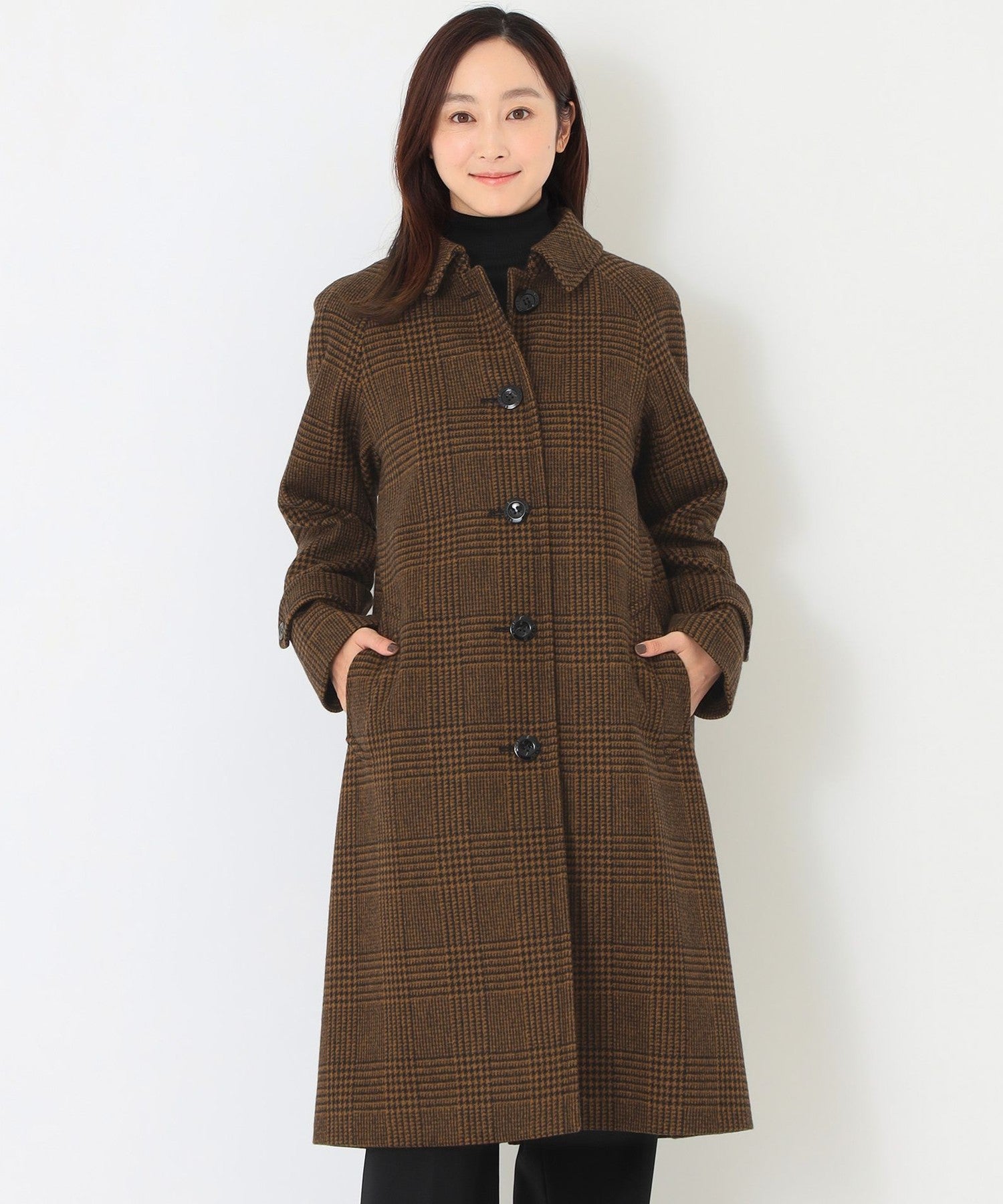 2111-T1B1004555__,55,モデル身長163cm 着用サイズ：38