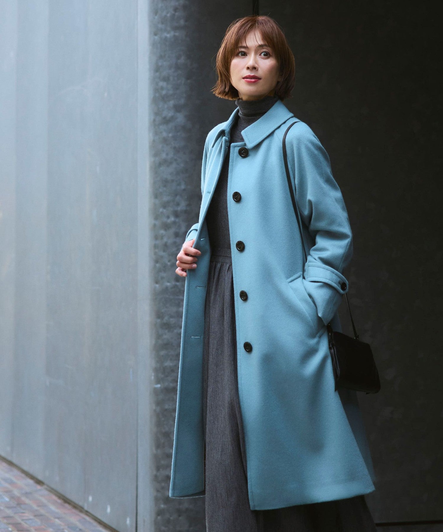 2111-T1B1004575__,75,モデル身長163cm 着用サイズ：38