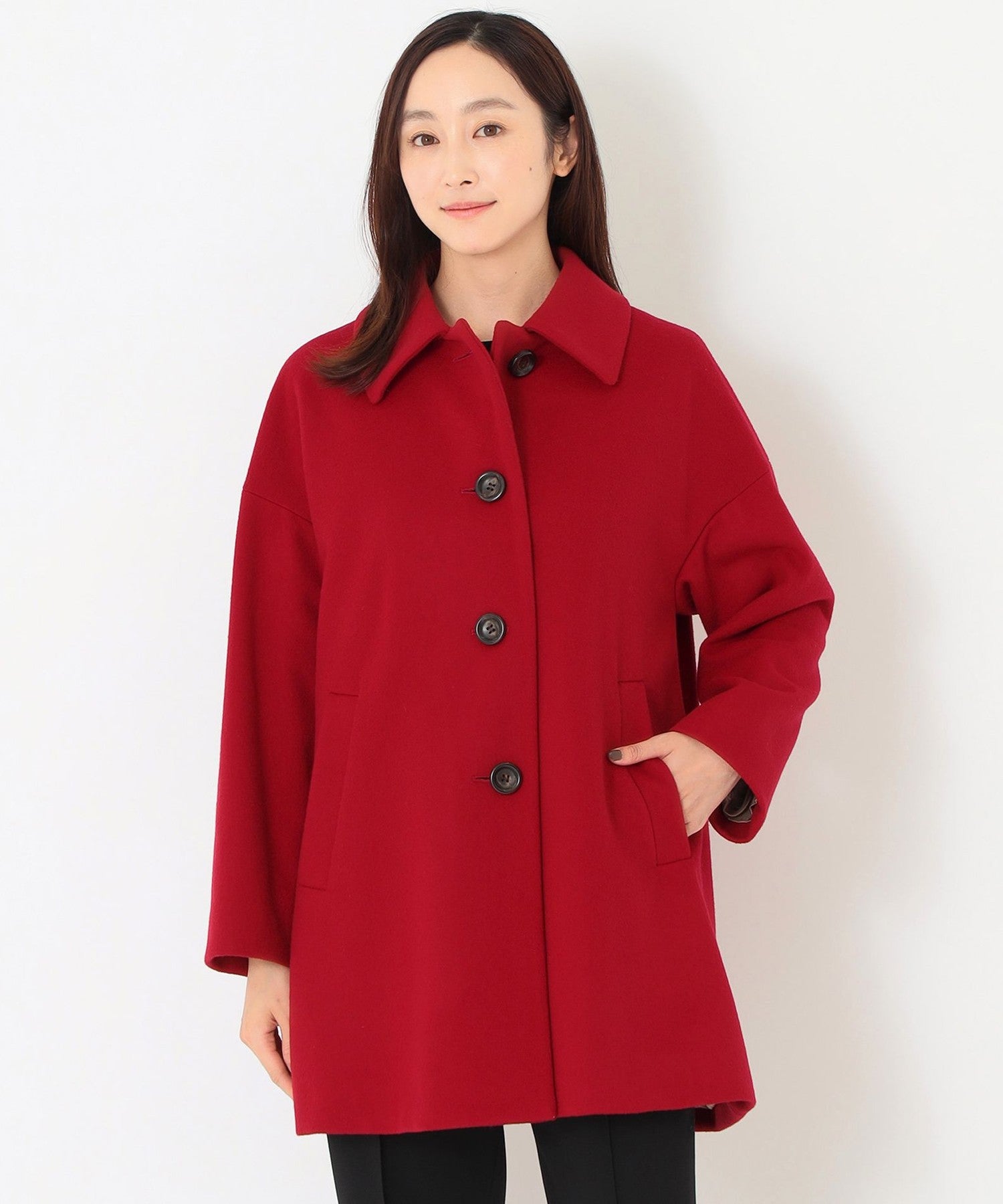 2111-T1B2560118__,18,モデル身長163cm 着用サイズ：38