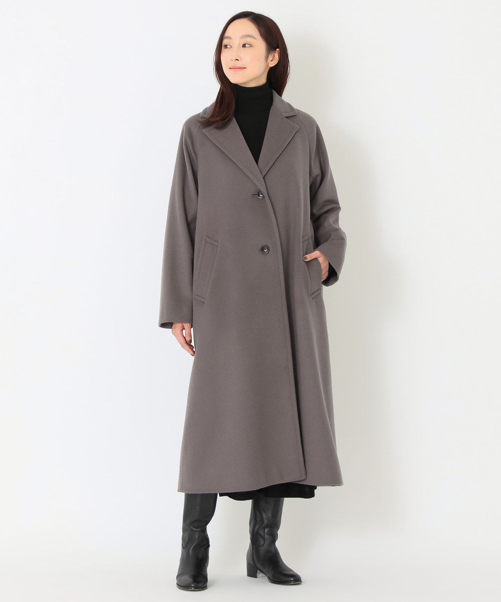 極美品・近年モデル✨アンタイトル ベルテッド ウール ロングコート 4 XL ウールビーバー ベルテッドロングコート(コート)｜SANYOCOAT