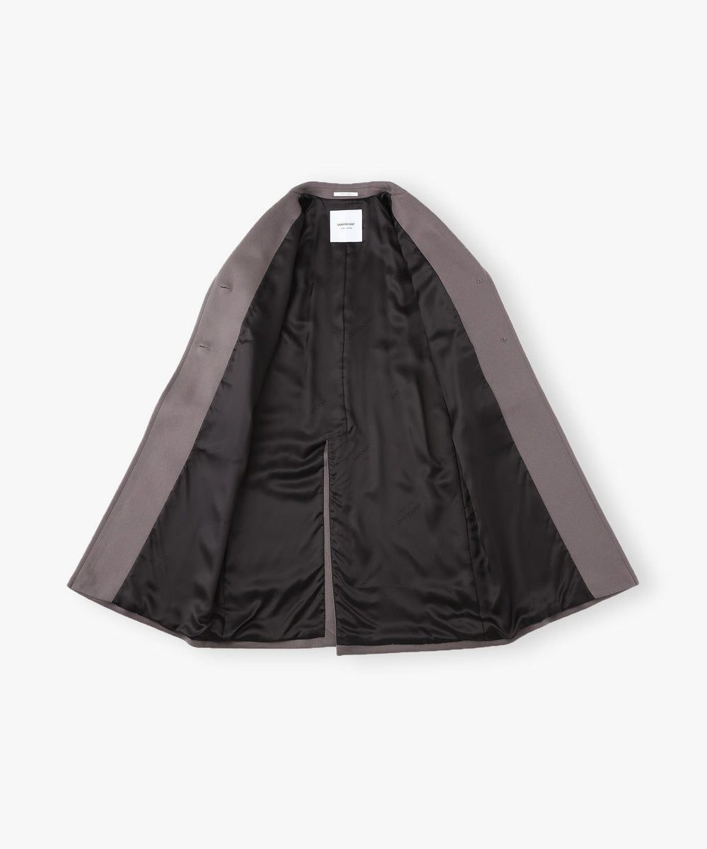 ウールビーバー ベルテッドロングコート(コート)｜SANYOCOAT(サンヨー