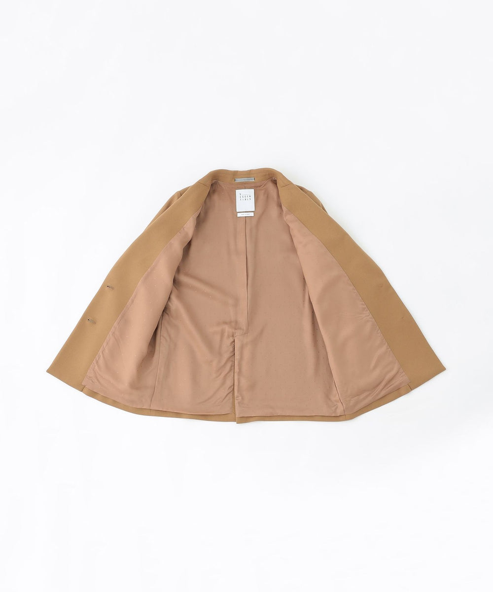 予約販売】ウールミックスダブルクロスジャコット(ジャケット