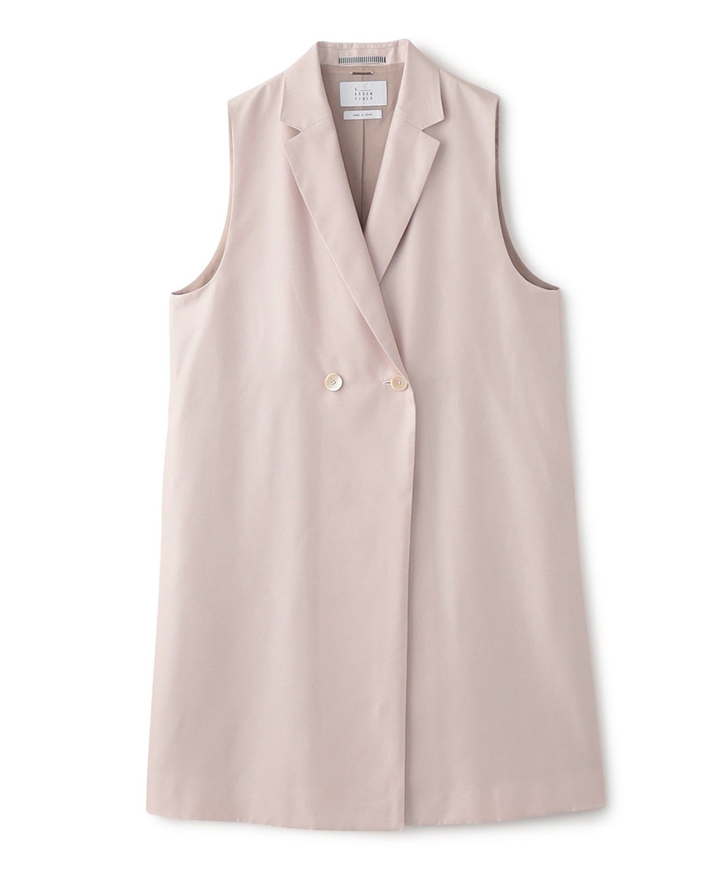 S.ESSENTIALS ロングジレ 新品タグ付き シルクツイルロングジレ(ベスト)｜S.ESSENTIALS(エス エッセンシャルズ