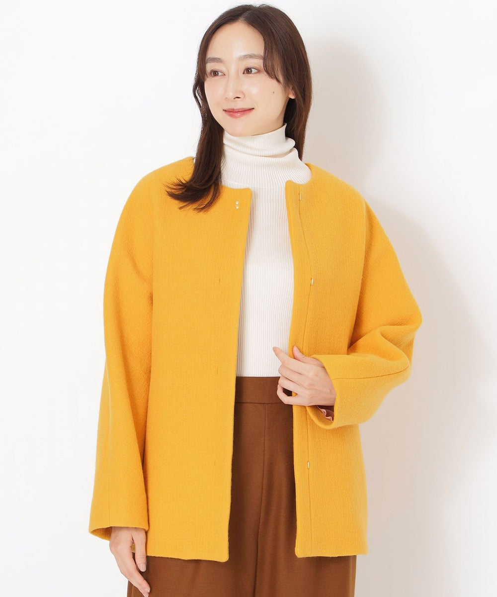 ウールノーカラーコート(コート)｜S.ESSENTIALS(エス エッセンシャルズ