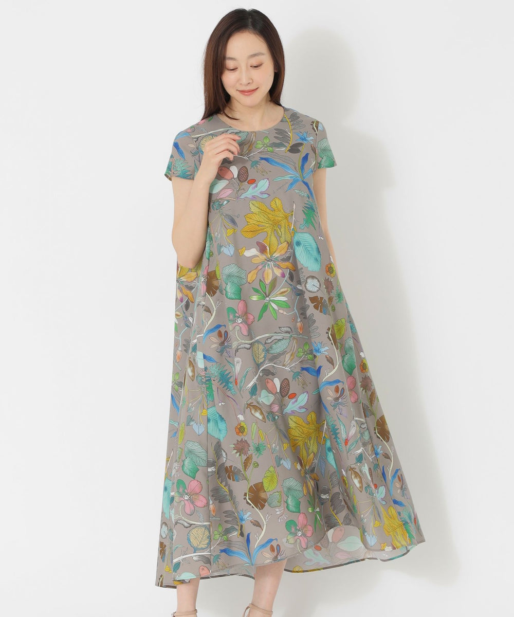 ボタニカルプリントワンピース(ワンピース)|S.ESSENTIALS(エス ボタニカルプリントワンピース(ワンピース)|S.ESSENTIALS(エス