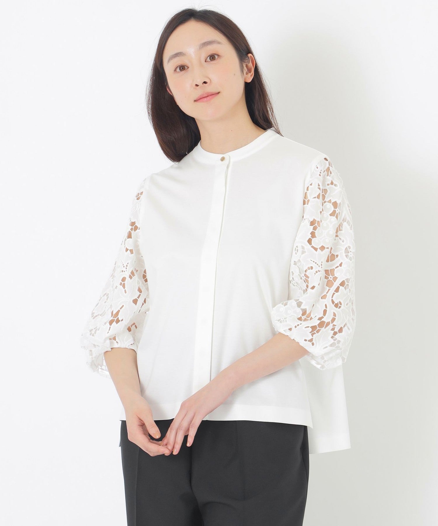 2121-P6M0170201__,01,モデル身長163cm 着用サイズ：38