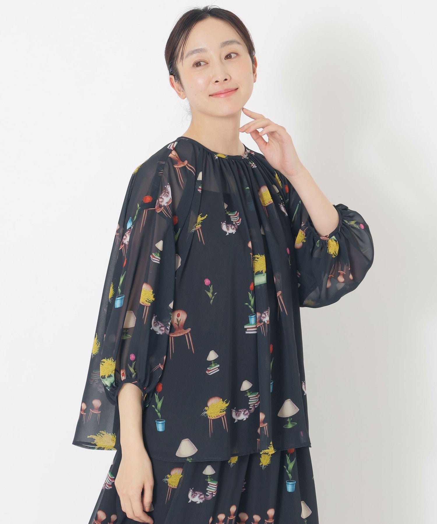 2121-P6M1273029__,29,モデル身長163cm 着用サイズ：38