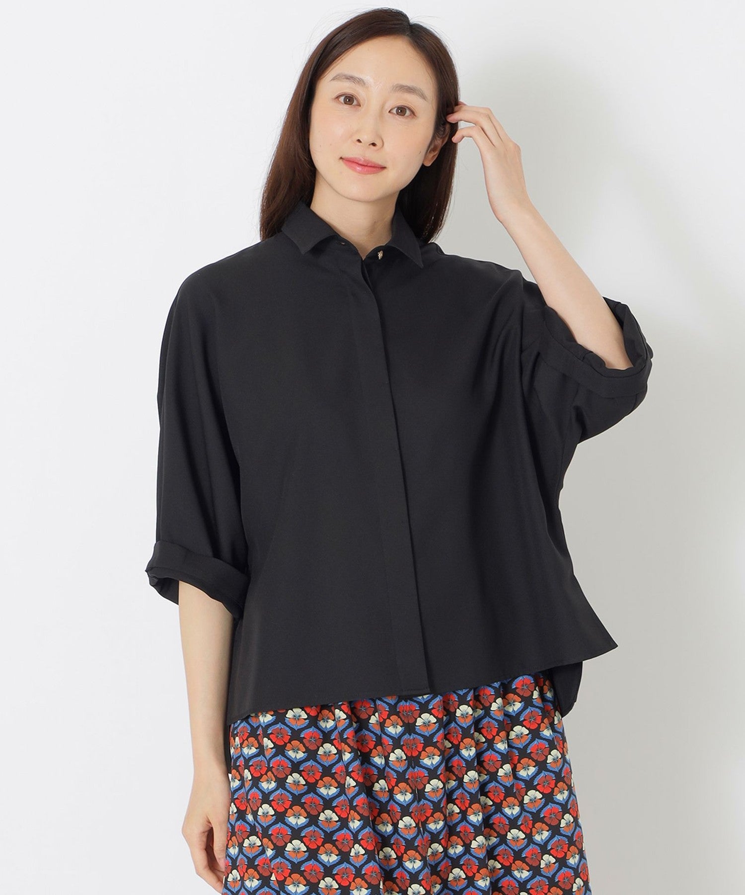 2121-P6M1282609__,09,モデル身長163cm 着用サイズ：38
