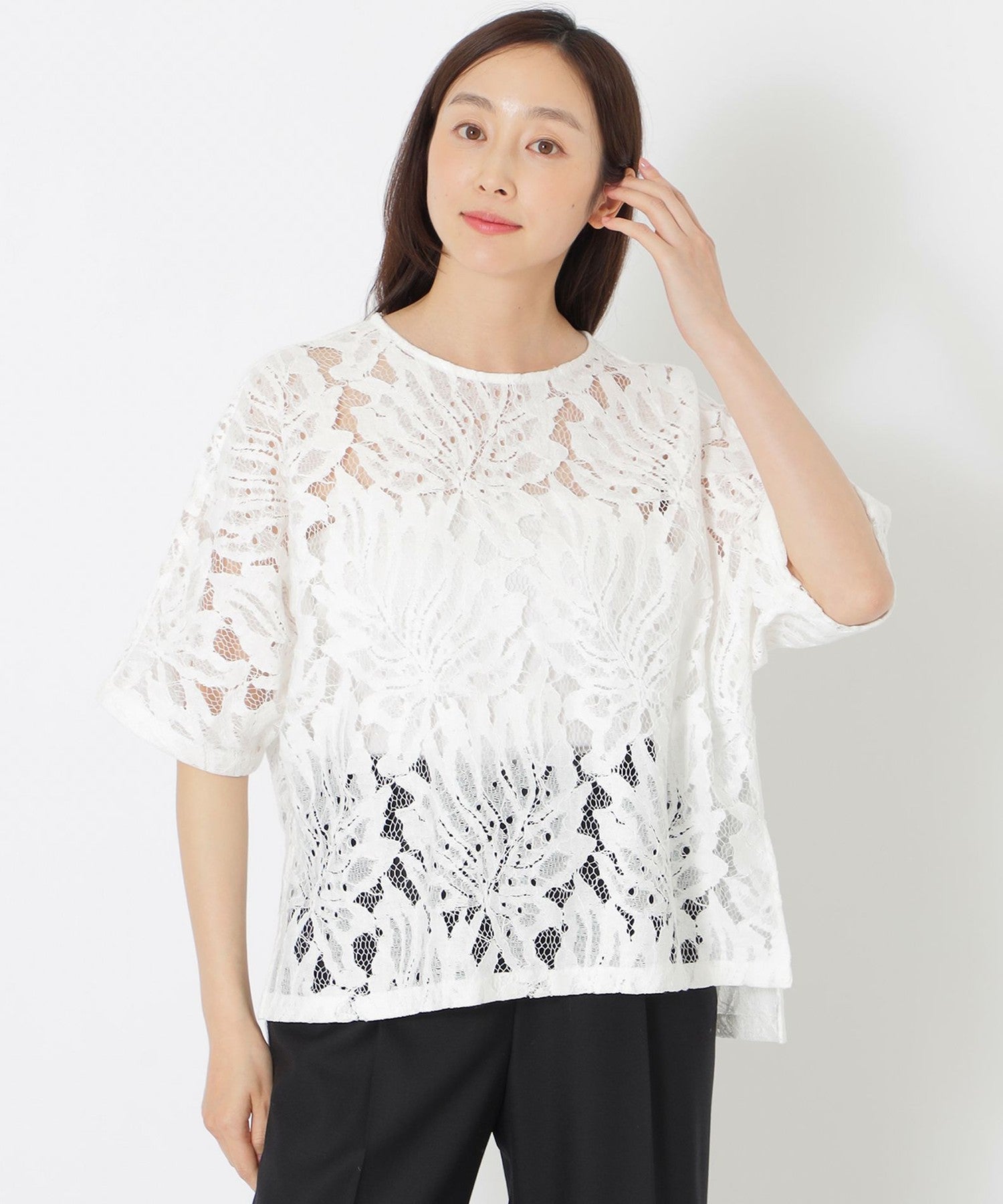 2121-P6M3082001__,01,モデル身長163cm 着用サイズ：38